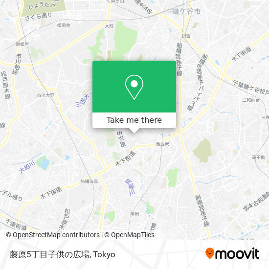 藤原5丁目子供の広場 map
