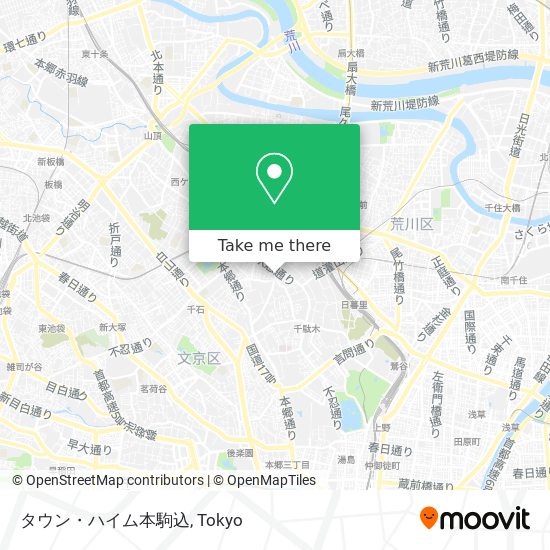 タウン・ハイム本駒込 map