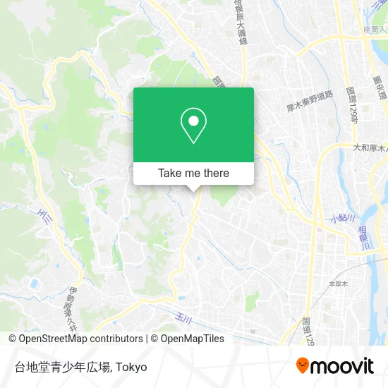 台地堂青少年広場 map