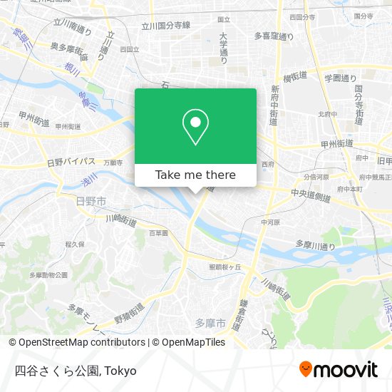 四谷さくら公園 map