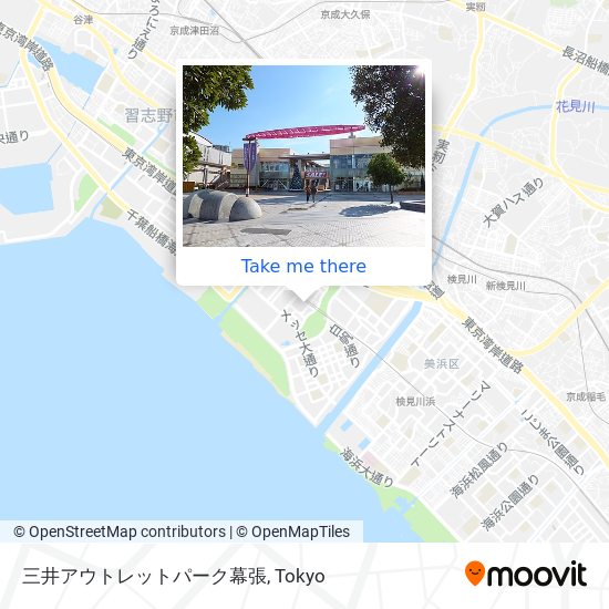 三井アウトレットパーク幕張 map