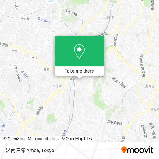 湘南戸塚 Ymca map