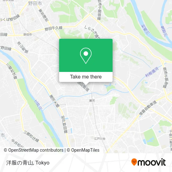 洋服の青山 map