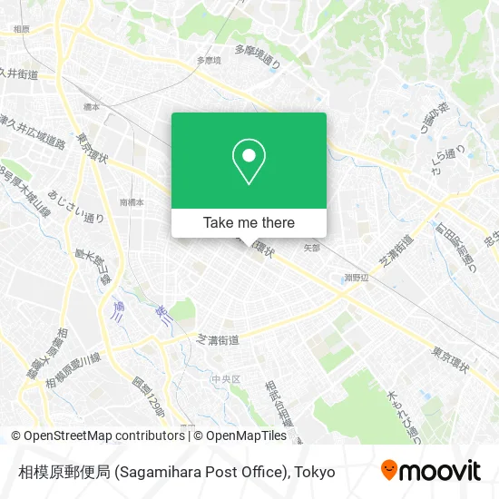 Sagamihara Post Office map