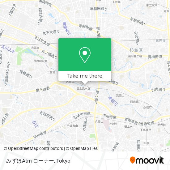 みずほAtm コーナー map