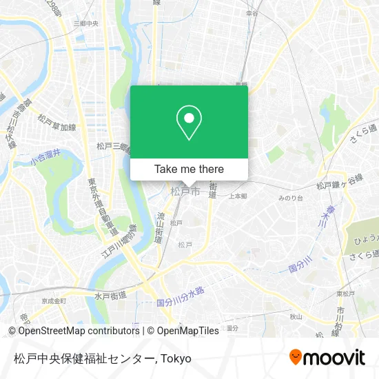松戸中央保健福祉センター map