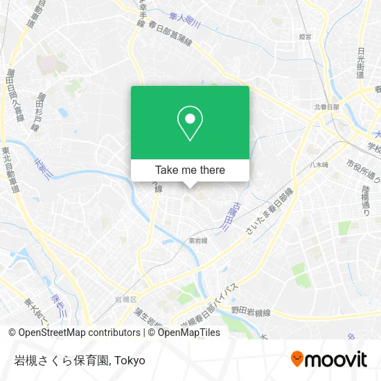 岩槻さくら保育園 map