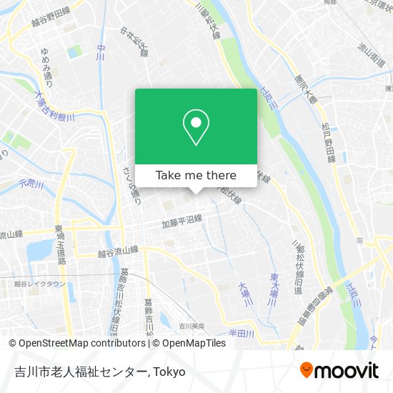 吉川市老人福祉センター map