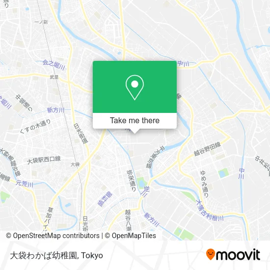 大袋わかば幼稚園 map