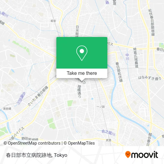 春日部市立病院跡地 map