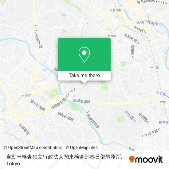 自動車検査独立行政法人関東検査部春日部事務所 map