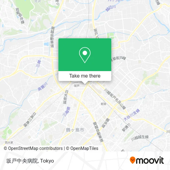 坂戸中央病院 map