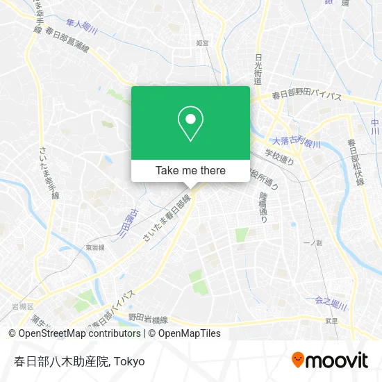 春日部八木助産院 map