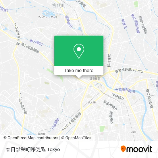 春日部栄町郵便局 map