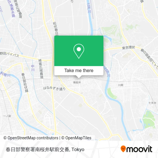 春日部警察署南桜井駅前交番 map