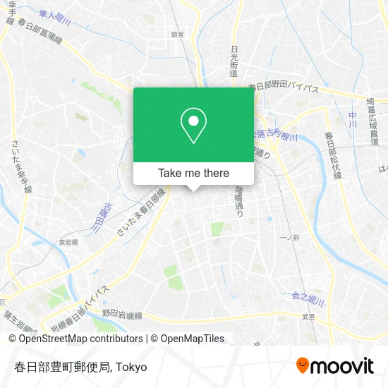 春日部豊町郵便局 map