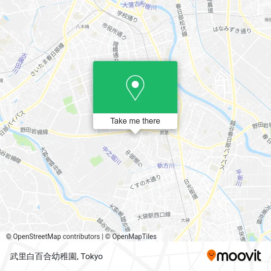 武里白百合幼稚園 map