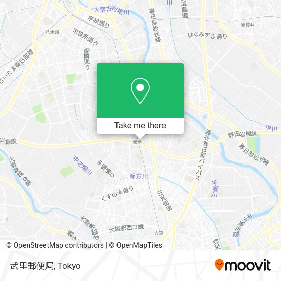 武里郵便局 map