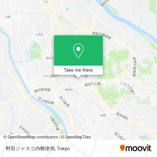野田ジャスコ内郵便局 map