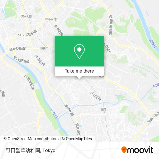野田聖華幼稚園 map