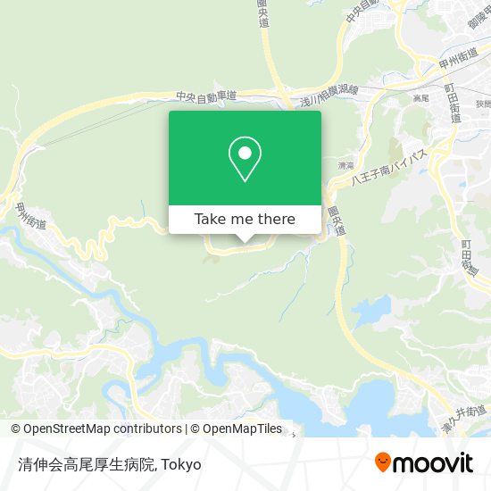 清伸会高尾厚生病院 map