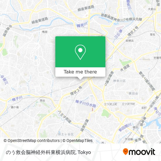 のう救会脳神経外科東横浜病院 map