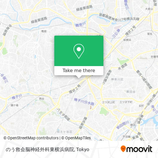 のう救会脳神経外科東横浜病院 map