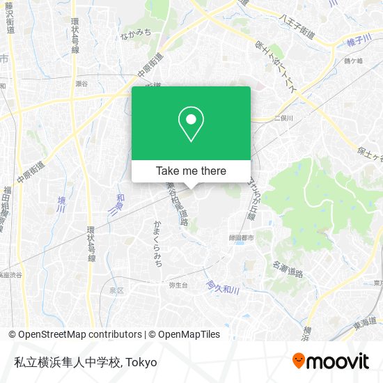 私立横浜隼人中学校 map