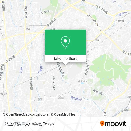 私立横浜隼人中学校 map