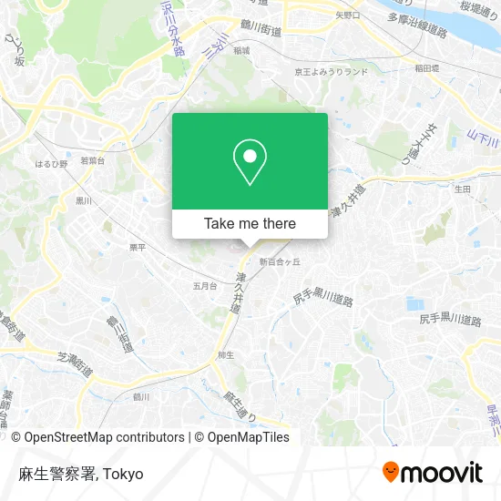 麻生警察署 map