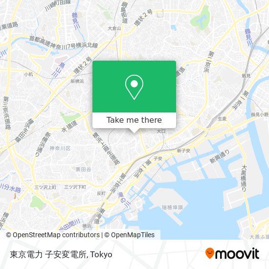 東京電力 子安変電所 map