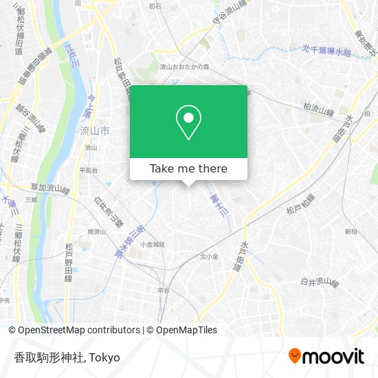 香取駒形神社 map