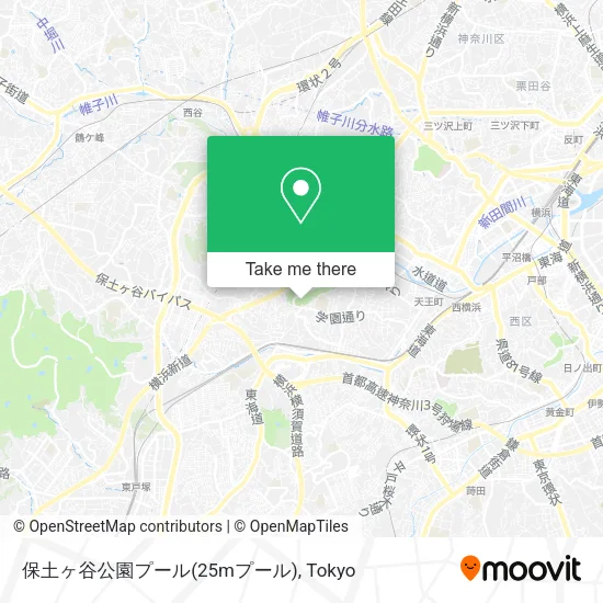 保土ヶ谷公園プール(25mプール) map