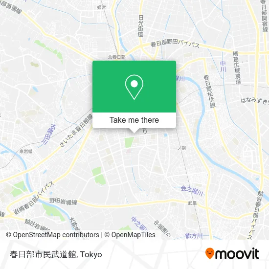 春日部市民武道館 map