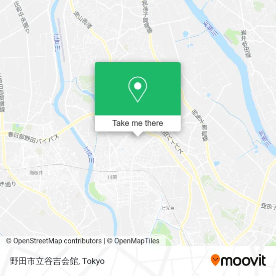 野田市立谷吉会館 map