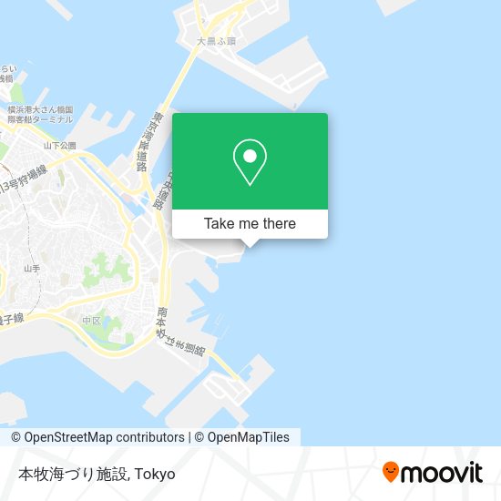 本牧海づり施設 map