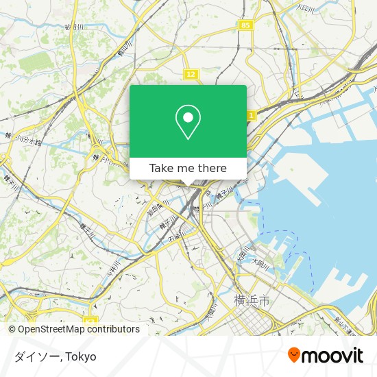 버스 으로 横浜市 에서 ザ ダイソー 横浜駅西口店 으로 가는법 Moovit