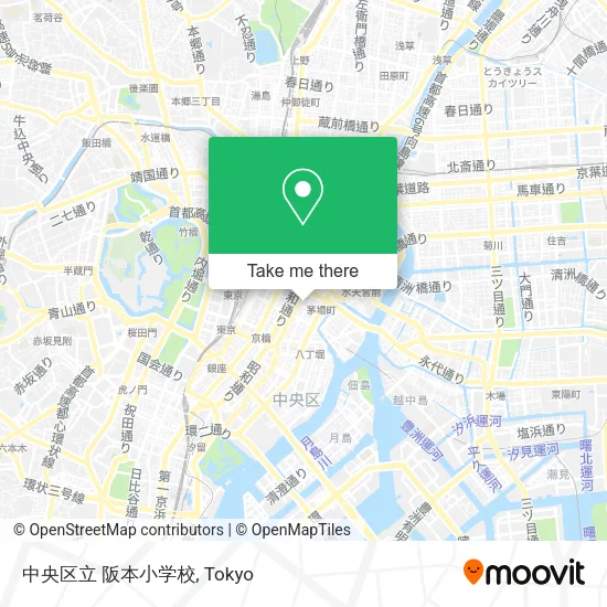 中央区立 阪本小学校 map