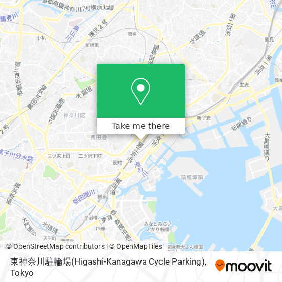 東神奈川駐輪場(Higashi-Kanagawa Cycle Parking) map