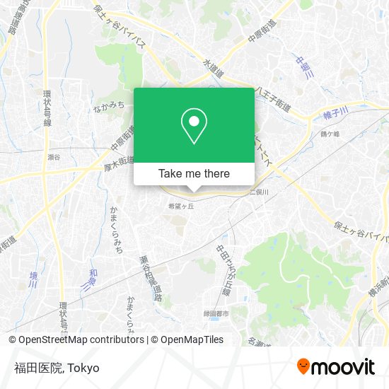 福田医院 map