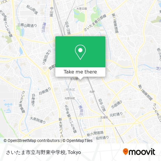 さいたま市立与野東中学校 map