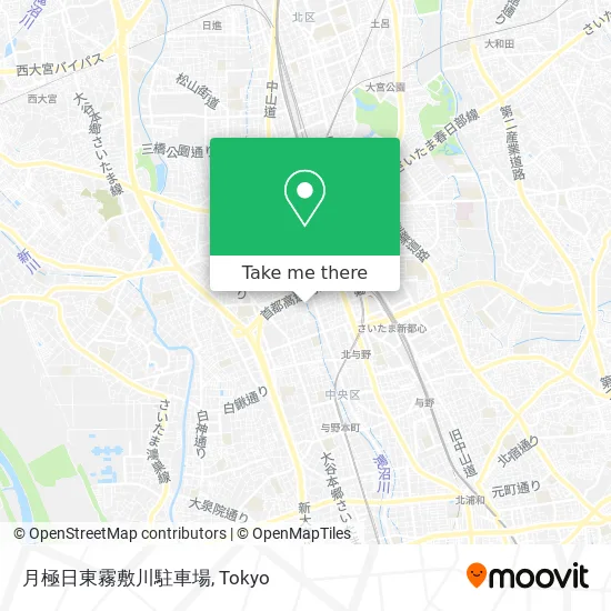 月極日東霧敷川駐車場 map