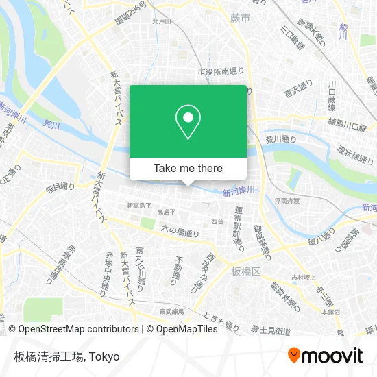 板橋清掃工場 map