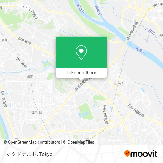 マクドナルド map