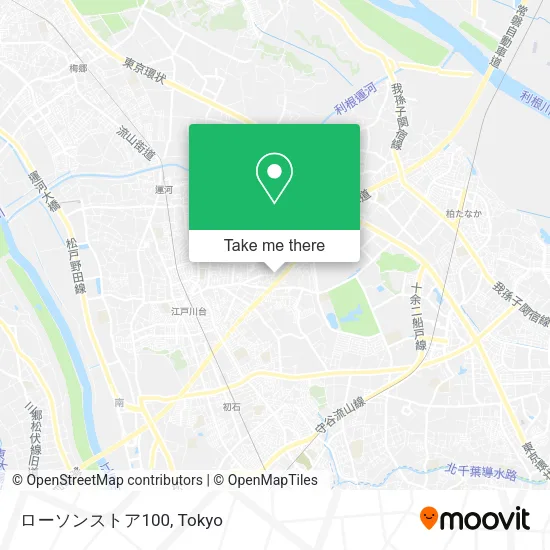ローソンストア100 map