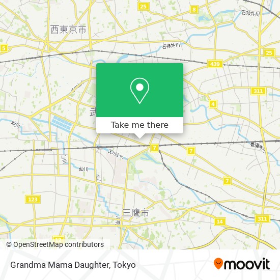 Grandma Mama Daughter map
