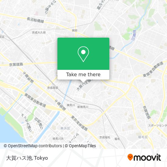 大賀ハス池 map