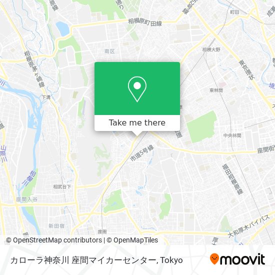 カローラ神奈川 座間マイカーセンター map