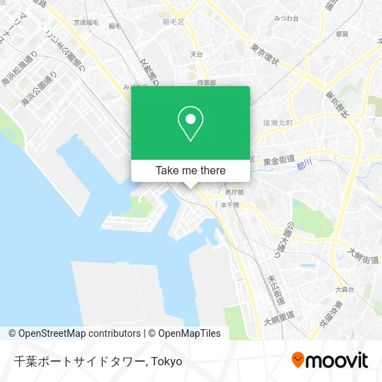 Chiba Portside Tower map