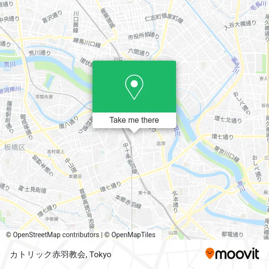 カトリック赤羽教会 map